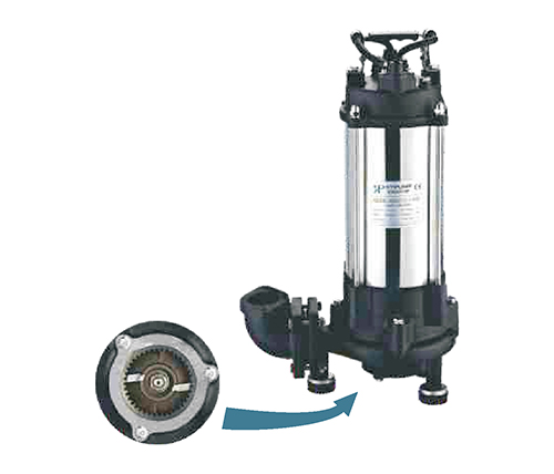 WJ Series 220V 1.5KW to 2.5KW Non-clog Grinder Sewage Pump for Municipal Projects