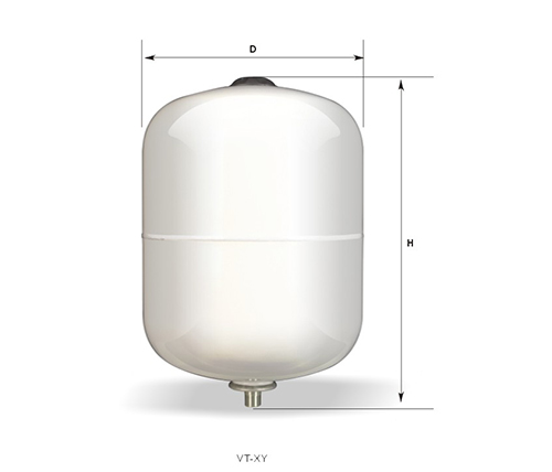 VT-XY Series Fixed Membrane Expansion Vertical Tank for Heating System