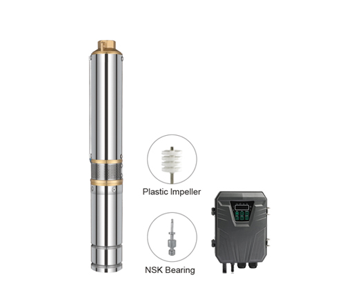                2EPC 2' Mini DC Brushless Solar Powered Submersible Pump