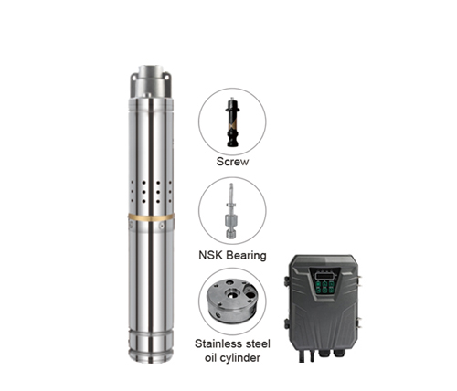 ESS Series DC Brushless Stainless Steel Screw Pump for Agriculture (0.12-1.1KW)