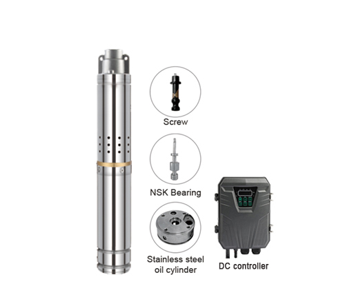 2/3/4ESS Brushless DC Motor Solar Screw Pump
