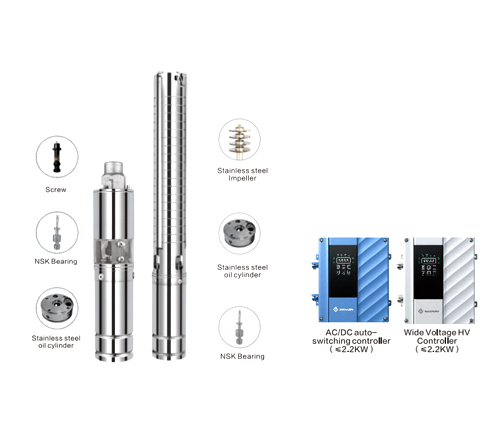 3ADSC AC/DC Stainless Steel Impeller Solar Deep Well Pump 3ADSC AC/DC Stainless Steel Impeller Solar Deep Well Pump