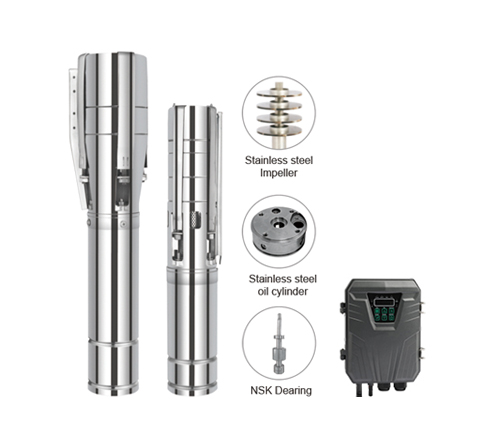 4ESC & 4/6ESC DC Powered Stainless Steel Impeller Solar Deep Well Pump